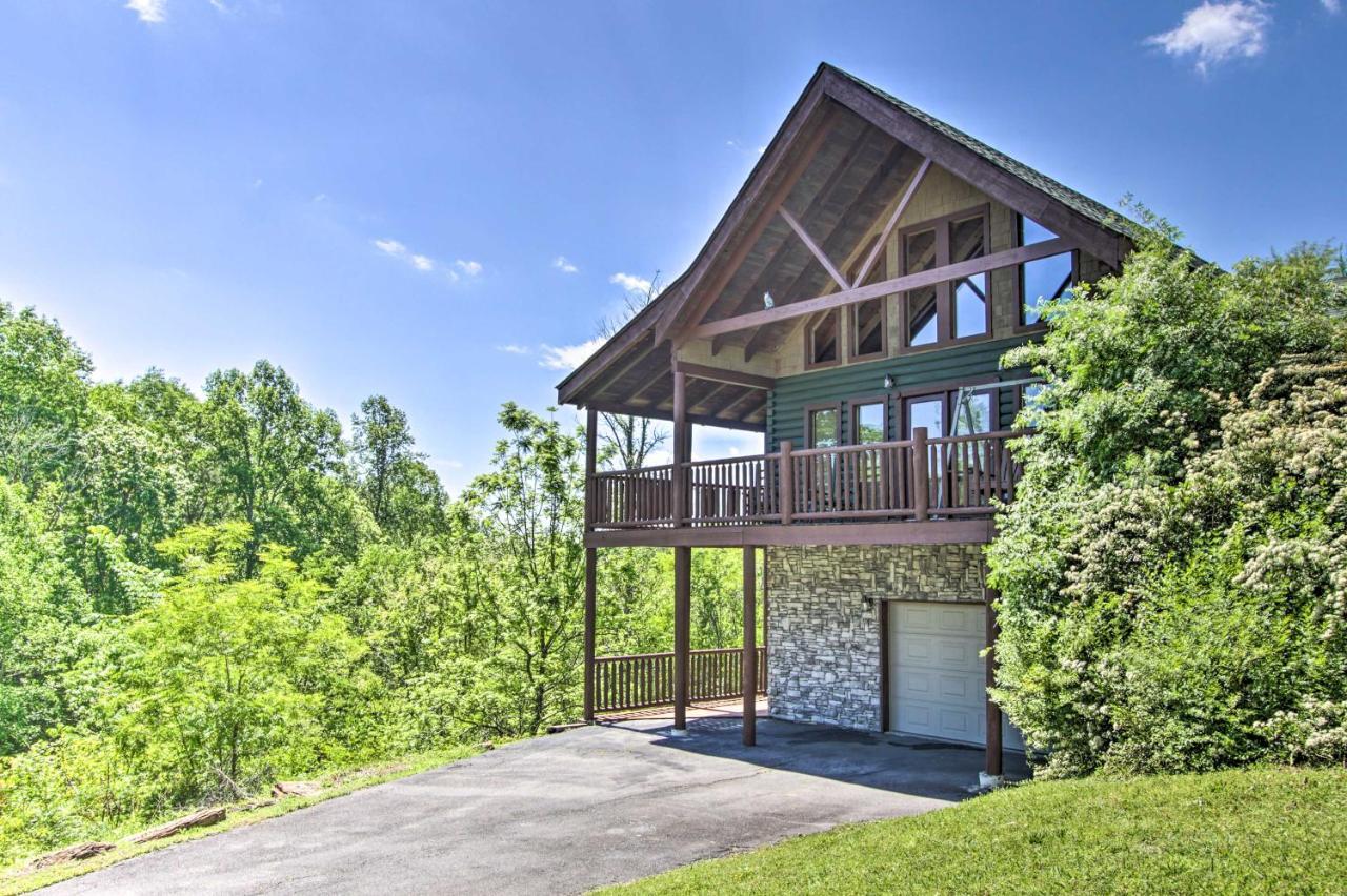 Idyllic Sevierville Cabin Deck And Smoky Mtn View! Kültér fotó