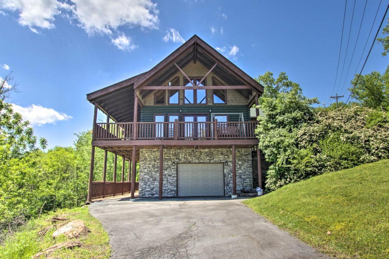 Idyllic Sevierville Cabin Deck And Smoky Mtn View! Kültér fotó