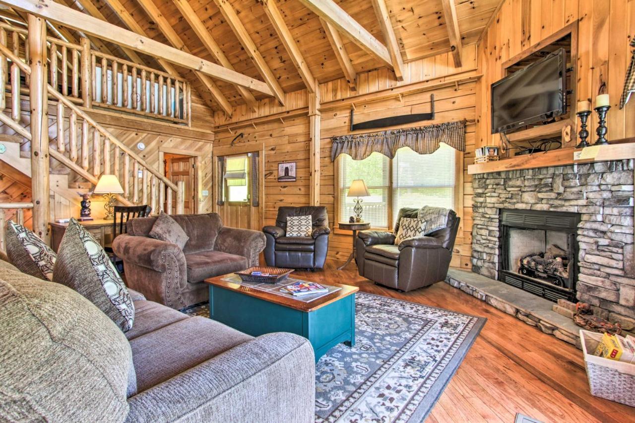 Idyllic Sevierville Cabin Deck And Smoky Mtn View! Kültér fotó